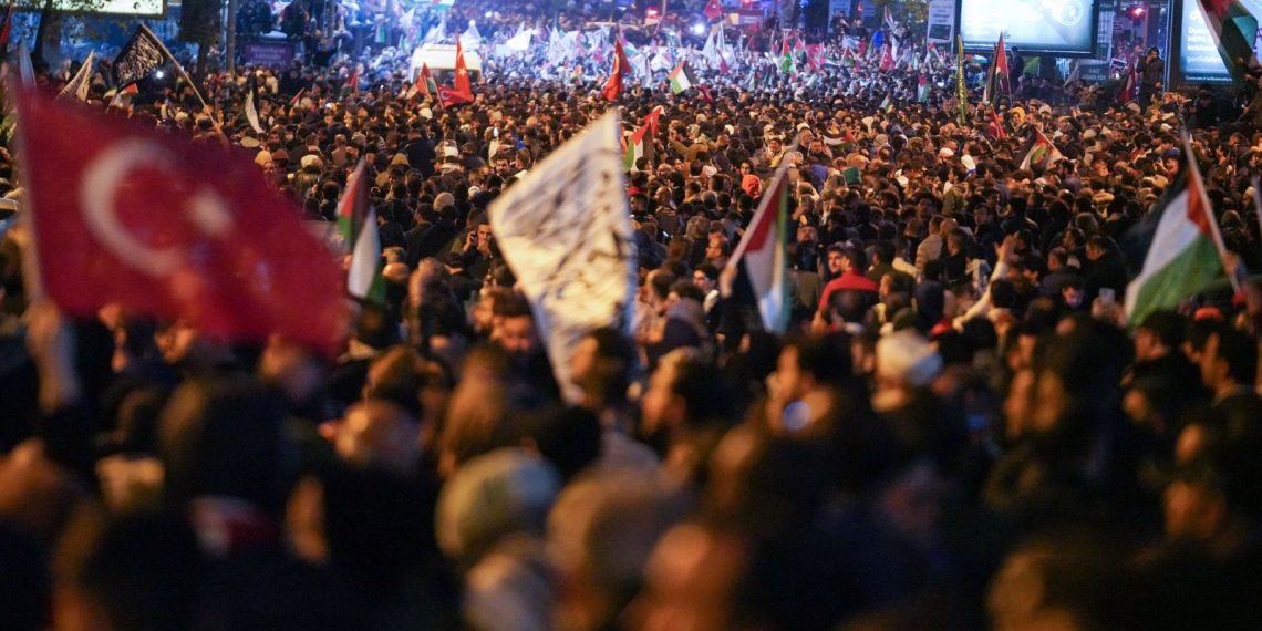 İstanbul’daki İsrail protestosunda 1 can kaybı, 5 gözaltı