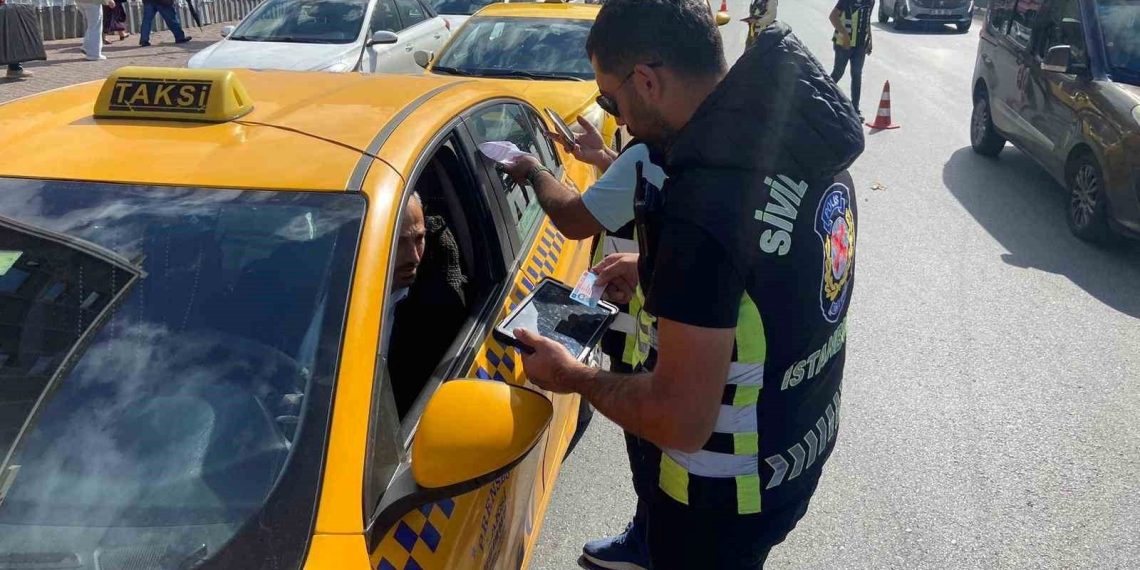 Kadıköy’de kurallara uymayan taksicilere ceza