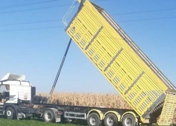 Kamyon sürücüsünün feci vefatı (Damper yüksek tansiyon sınırına temas etti)