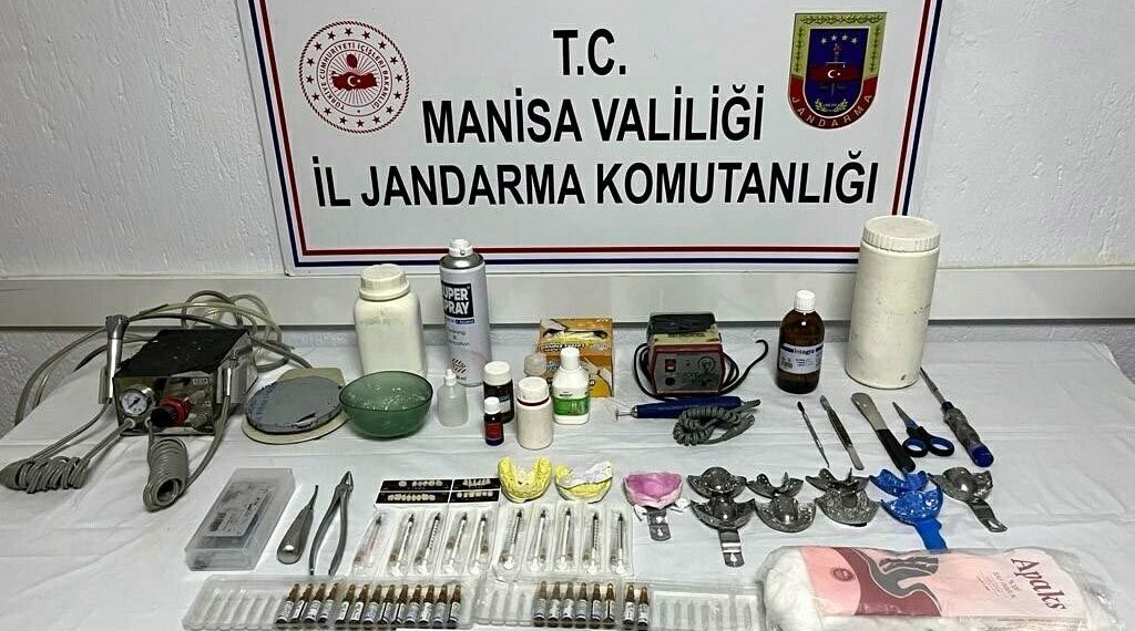 Manisa’da geçersiz diş tabiplerine gözaltı