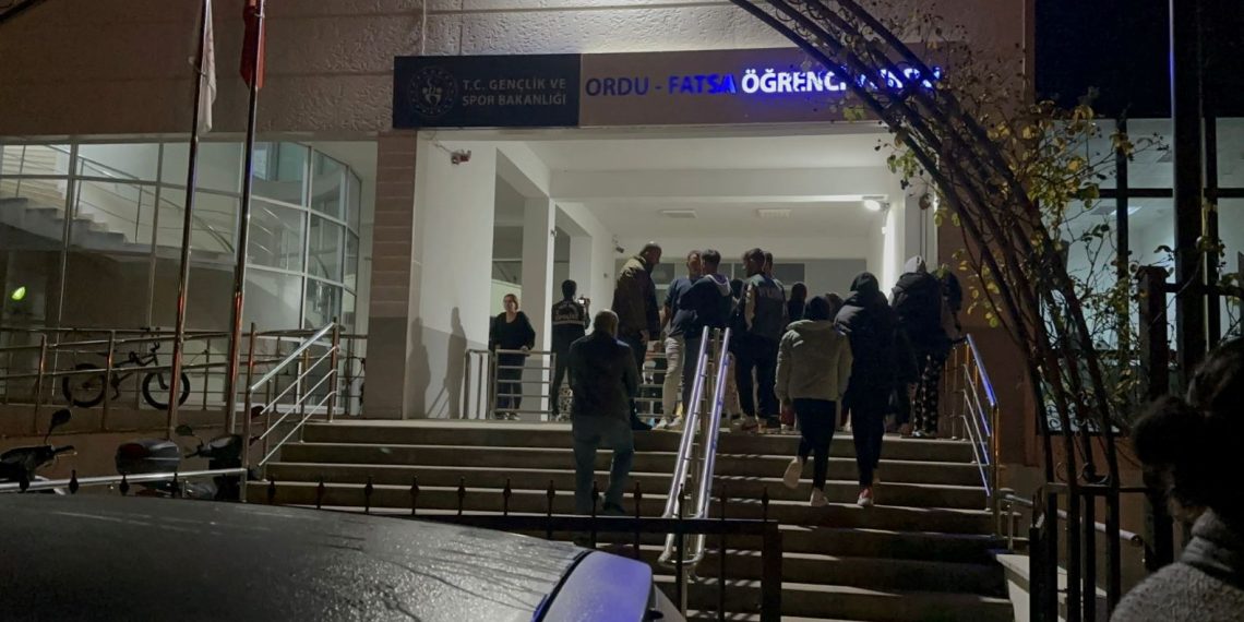 Ordu’da öğrenci yurdunda asansör halatlar koptu