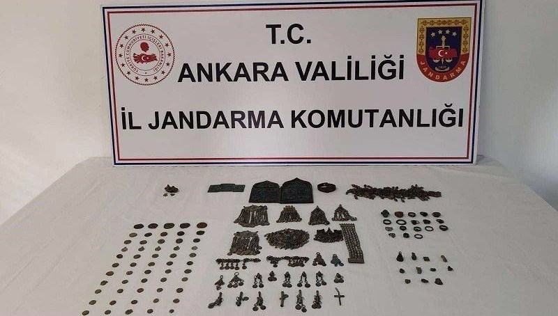 Ankara’da 2 milyon TL bedelinde tarihi eser ele geçirildi