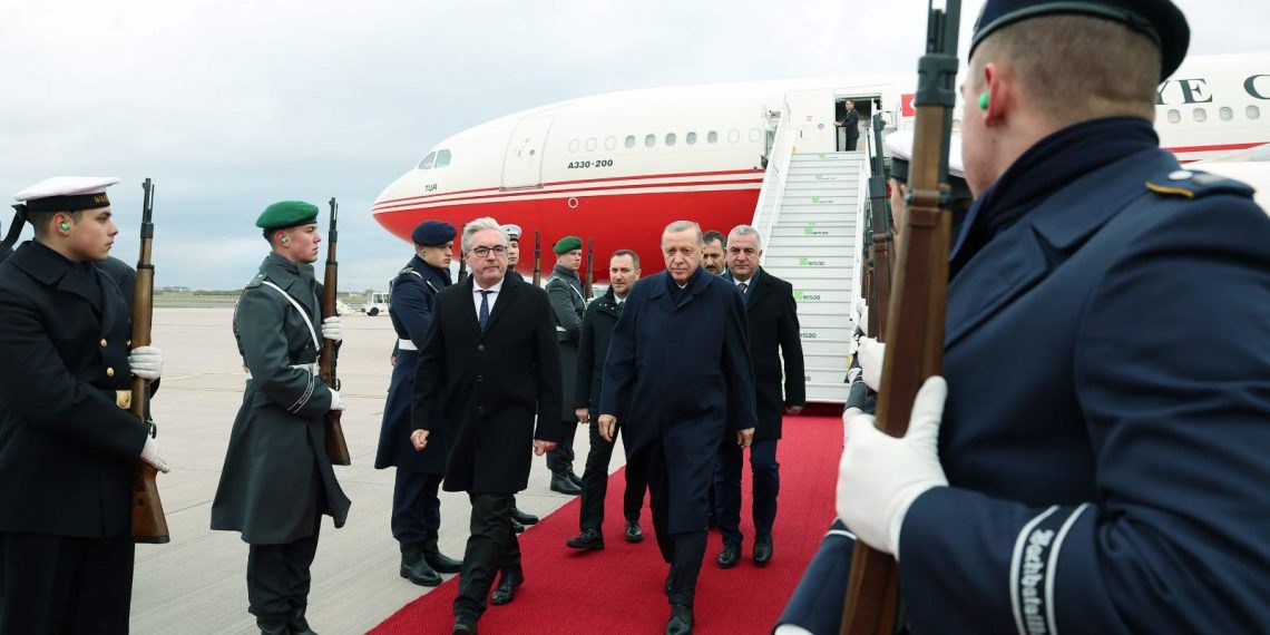 Cumhurbaşkanı Erdoğan Almanya’da