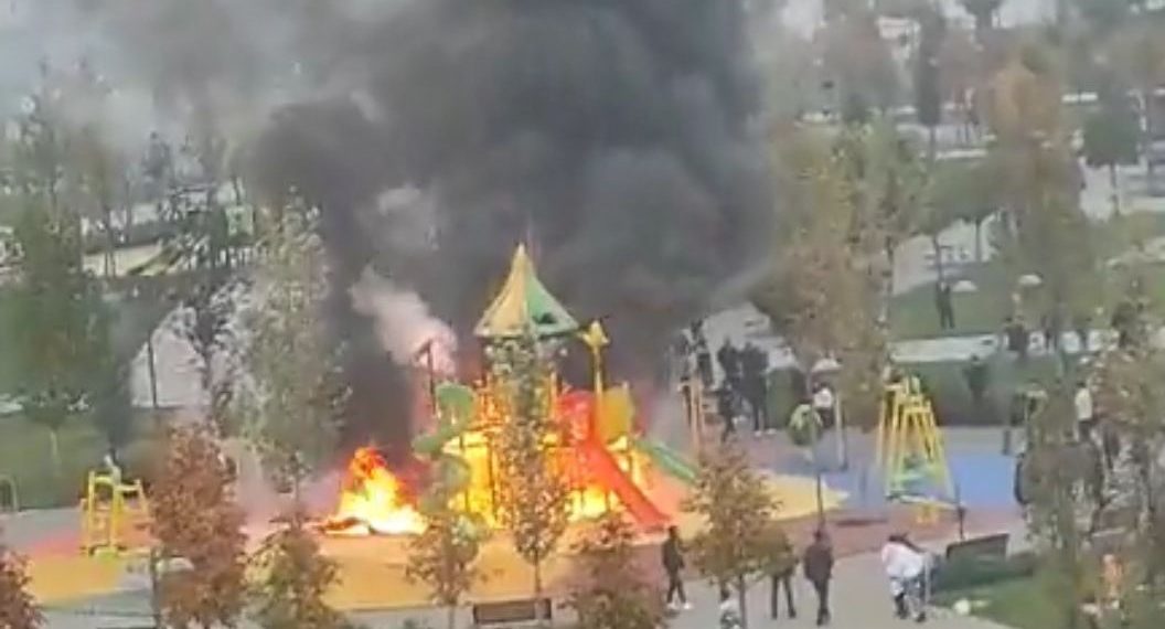 Gaziantep’te çocuk parkı yakıldı: 9 PKK şüphelisi gözaltında