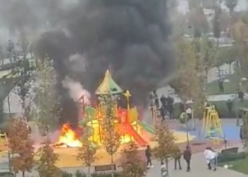 Gaziantep’te çocuk parkı yakıldı: 9 PKK şüphelisi gözaltında