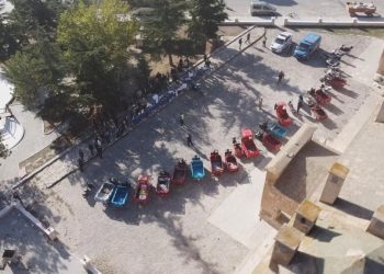 İhsaniye ilçesinde jandarma grupları 100 şoföre güvenlik trafik eğitimi verdi
