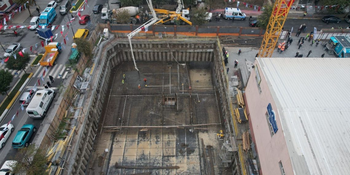İstanbul Bahçelievler’de inşa edilecek millet kütüphanesinin temeli atıldı