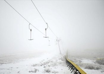 Keltepe’de kar kalınlığı 40 cm oldu