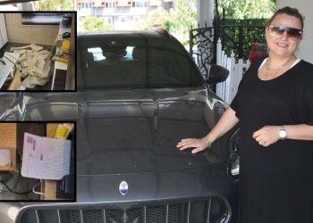 “Maseratili polis”in eşinden değişik görüntü