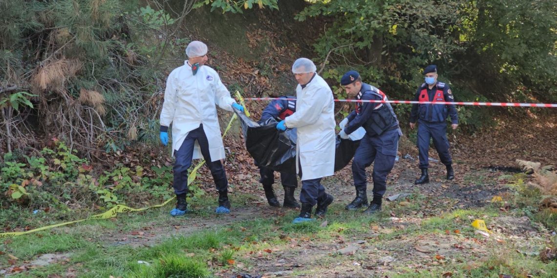 Ormanda yanmış erkek cesedi bulundu