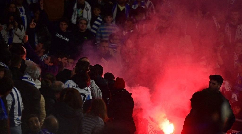 Real Sociedad ve Benfica taraftarları birbirine girdi: 3 gözaltı