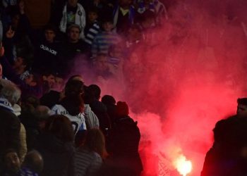 Real Sociedad ve Benfica taraftarları birbirine girdi: 3 gözaltı