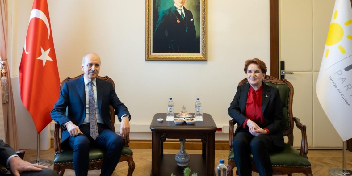 TBMM Lideri Kurtulmuş, Akşener ile görüştü