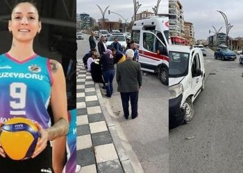 Ulusal voleybolcu Büşra Kılıçlı, kızıyla birlikte kaza geçirdi