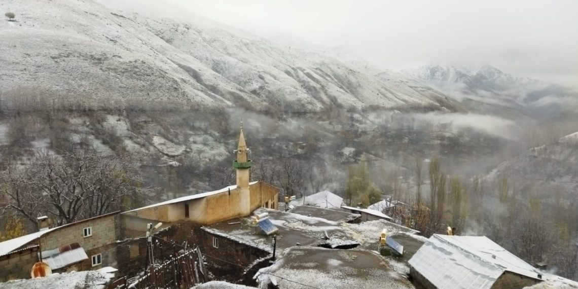 Van’da kar yağışı tesirli oldu