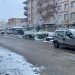 Van’ın Muradiye ilçesinde kar yağışı