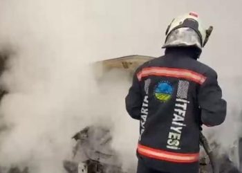 Anadolu Otoyolu’nda seyir halindeki araçta yangın