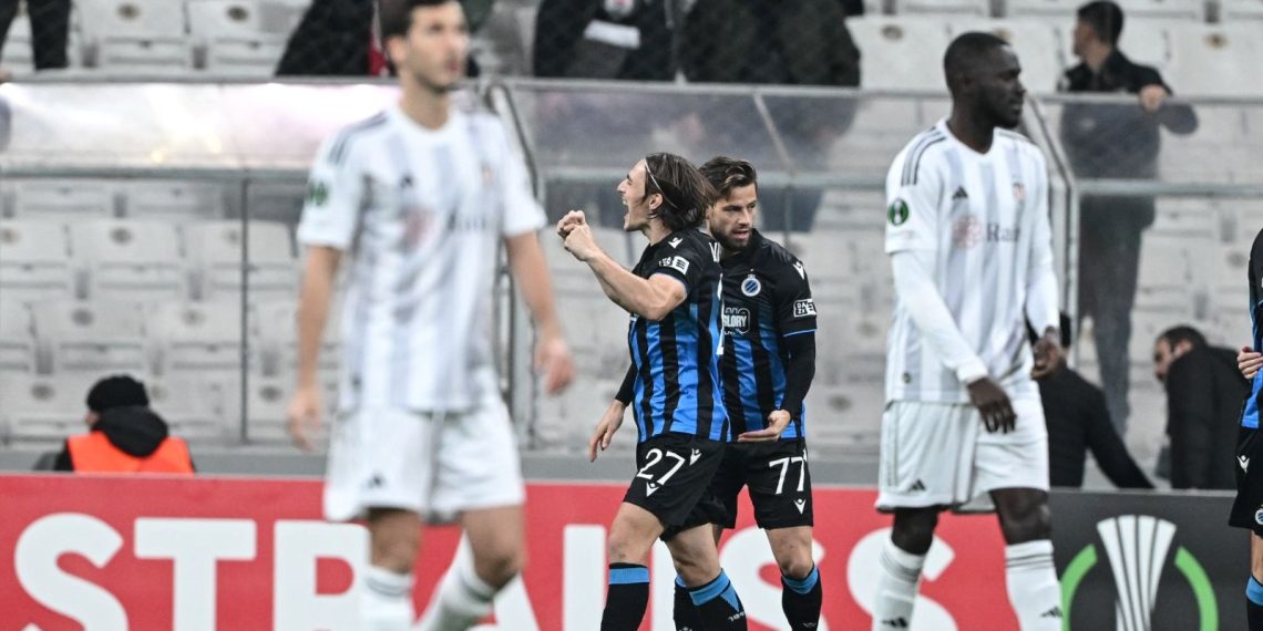 Beşiktaş, Club Brugge’e farklı yenildi