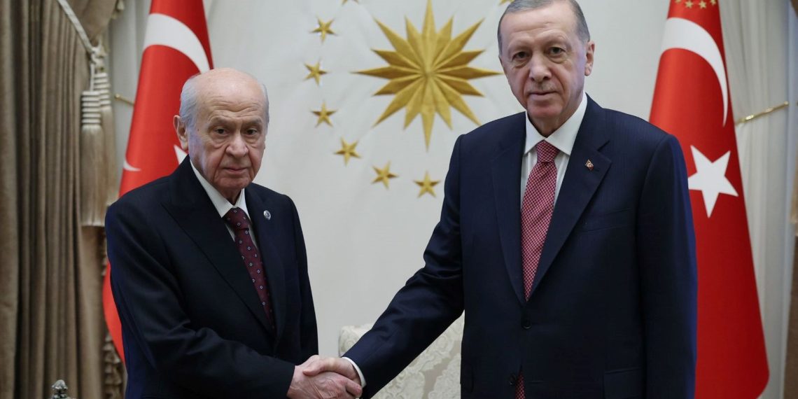 Beştepe’de Erdoğan-Bahçeli görüşmesi