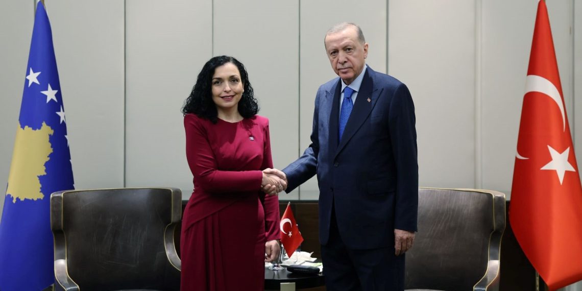 Cumhurbaşkanı Erdoğan, Kosova Cumhurbaşkanı ile görüştü