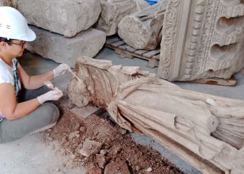 Dans Eden Musa heykeli yaklaşık 22 asır sonra gün yüzüne çıktı