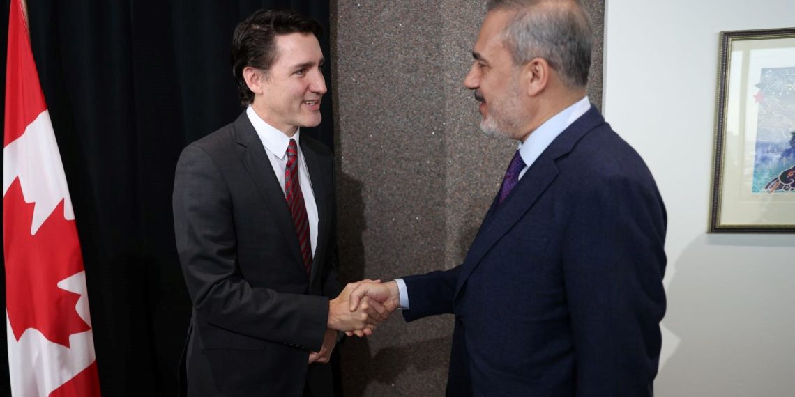 Dışişleri Bakanı Fidan, Kanada Başbakanı Trudeau ve Kanadalı mevkidaşı Joly ile görüştü