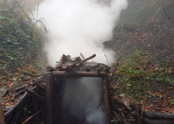 Kaçak maden ocakları patlayıcıyla imha edildi