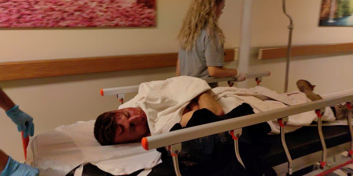 Kaldırım taşıyla dövüldü, arandığı ortaya çıkınca tutuklandı