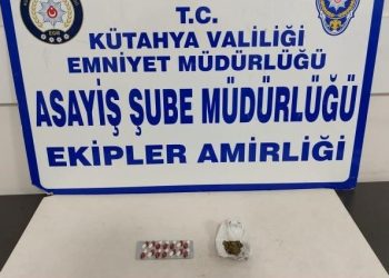 Kütahya’da durdurulan kuşkulu araçtan uyuşturucu çıktı