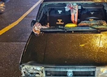 Nevşehir’de arabanın çarptığı bayan metrelerce savruldu