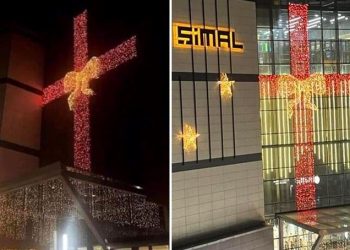 Rize’de yılbaşı süslemesi tartışma yarattı