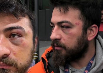 Şişli’de hasta yakınından sıhhat çalışanına akın