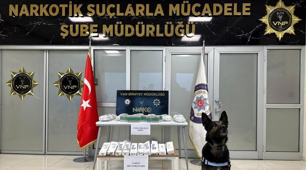 Van’da 161 kilo 500 gram uyuşturucu ele geçirildi