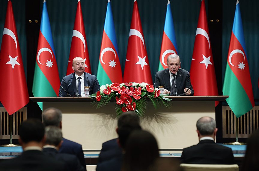 Cumhurbaşkanı Erdoğan ve Aliyev ortak basın toplantısı düzenledi