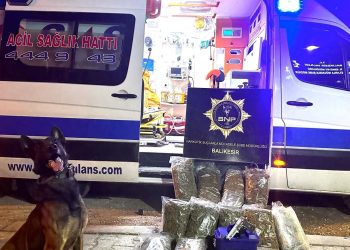 Balıkesir’de ambulans ile uyuşturucu sevkiyatı