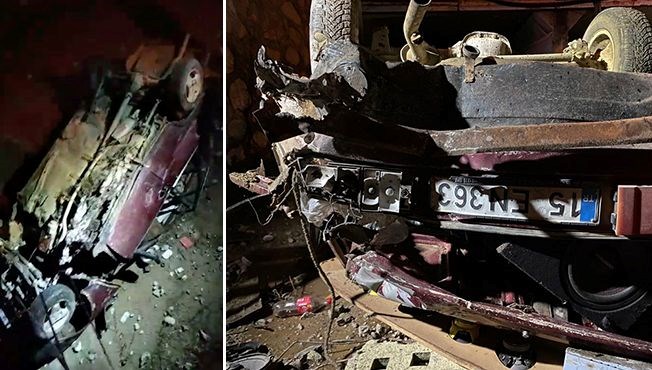 Burdur’da araba dere yatağına düştü: 3 kişi yaralandı