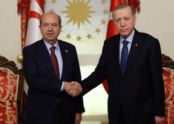 Cumhurbaşkanı Erdoğan, KKTC Cumhurbaşkanı Tatar ile görüştü