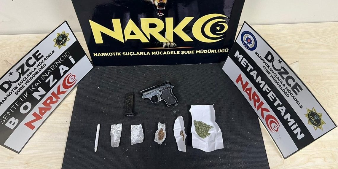Düzce’de uyuşturucu operasyonu: 4 gözaltı
