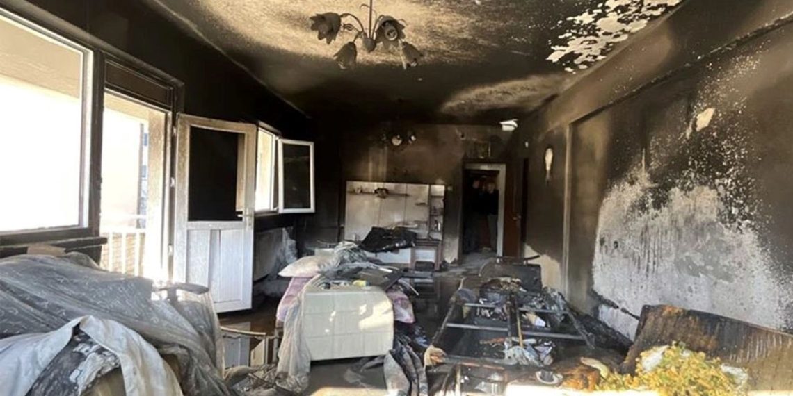 Eskişehir’de meskende çıkan yangında bir kişi öldü