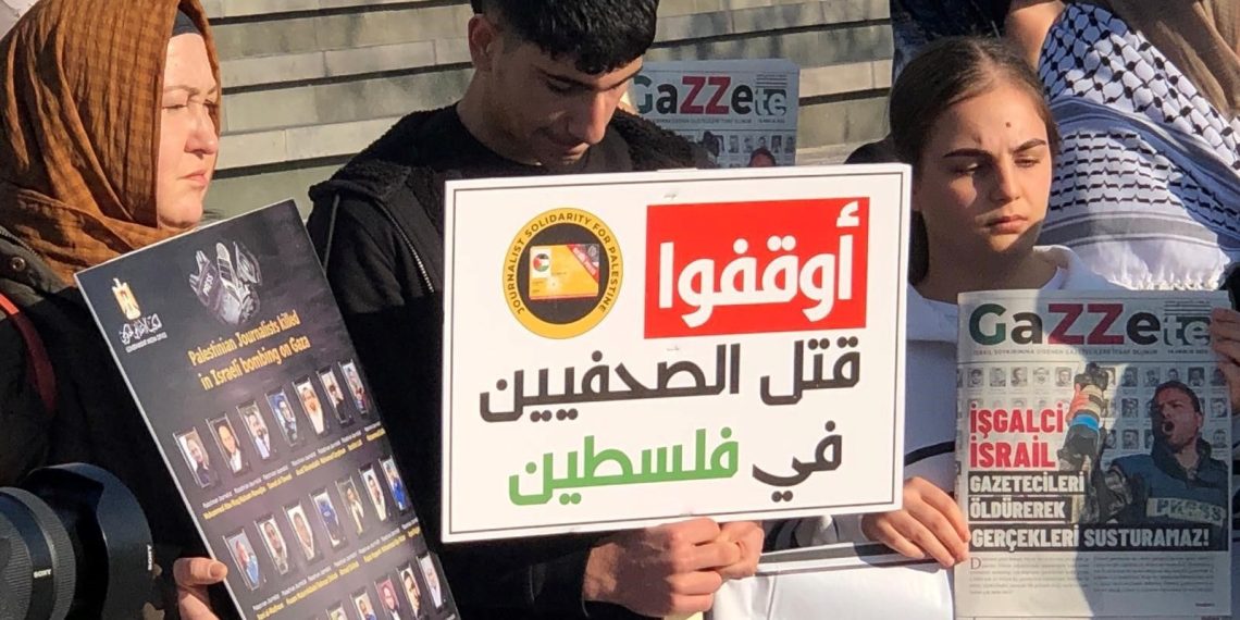 Filistin’de öldürülen gazeteciler anısına “GaZZete”