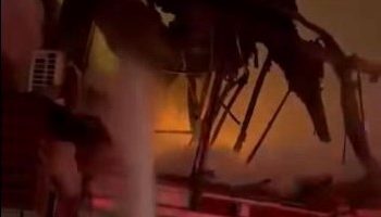 Hatay’da tarihi Uzun Çarşı’da yangın