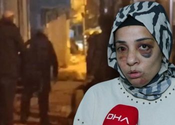 İstanbul’da bayana sokak ortasında öldüresiye dayak (Eski eşinin ailesi saldırdı)