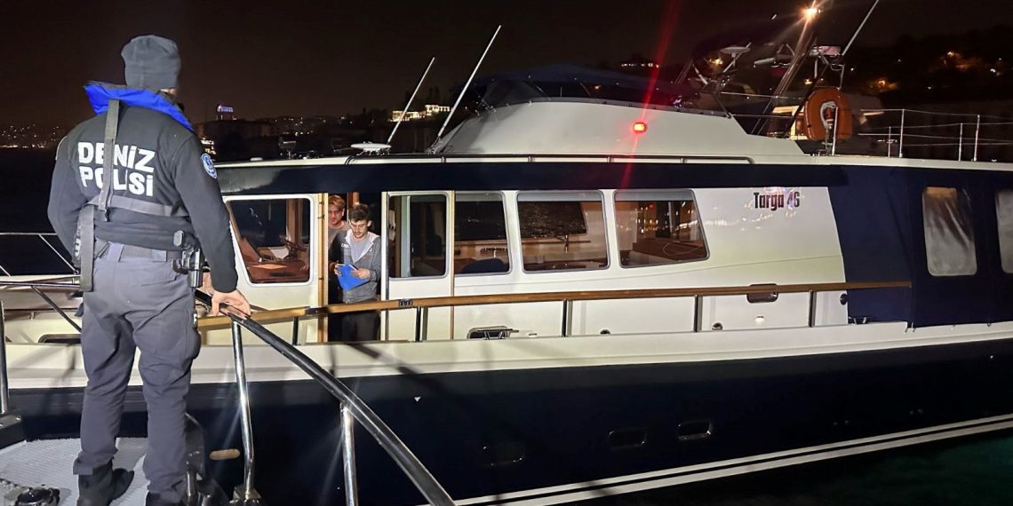 İstanbul’da huzur uygulaması: Boğaz’daki tekneler denetlendi