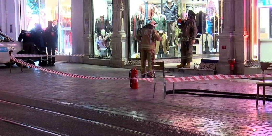İstiklal Caddesi’nde doğalgaz kaçağı alarmı