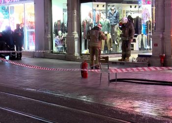 İstiklal Caddesi’nde doğalgaz kaçağı alarmı