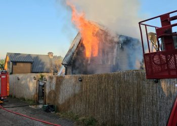 Sakarya’da bir bungalov konut yandı