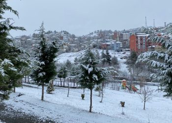 Samsun’un yüksek ilçeleri beyaza büründü