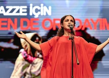 Sanat dünyası “Gazze İçin Ben de Oradayım” konserinde buluştu