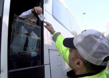Şehirlerarası yolcu otobüslerine kontrol