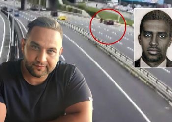 Somali önderinin oğlunun motosikletli kuryeye çarptığı kazada yeni imajlar ortaya çıktı